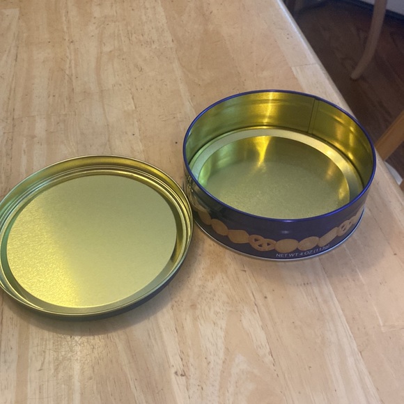 Holiday cookie or candy tins. 1 large. 2 small. See pics for size and scenes. - Picture 9 of 14